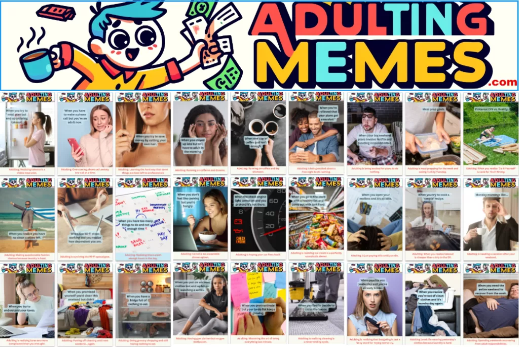 Adulting Memes Banner